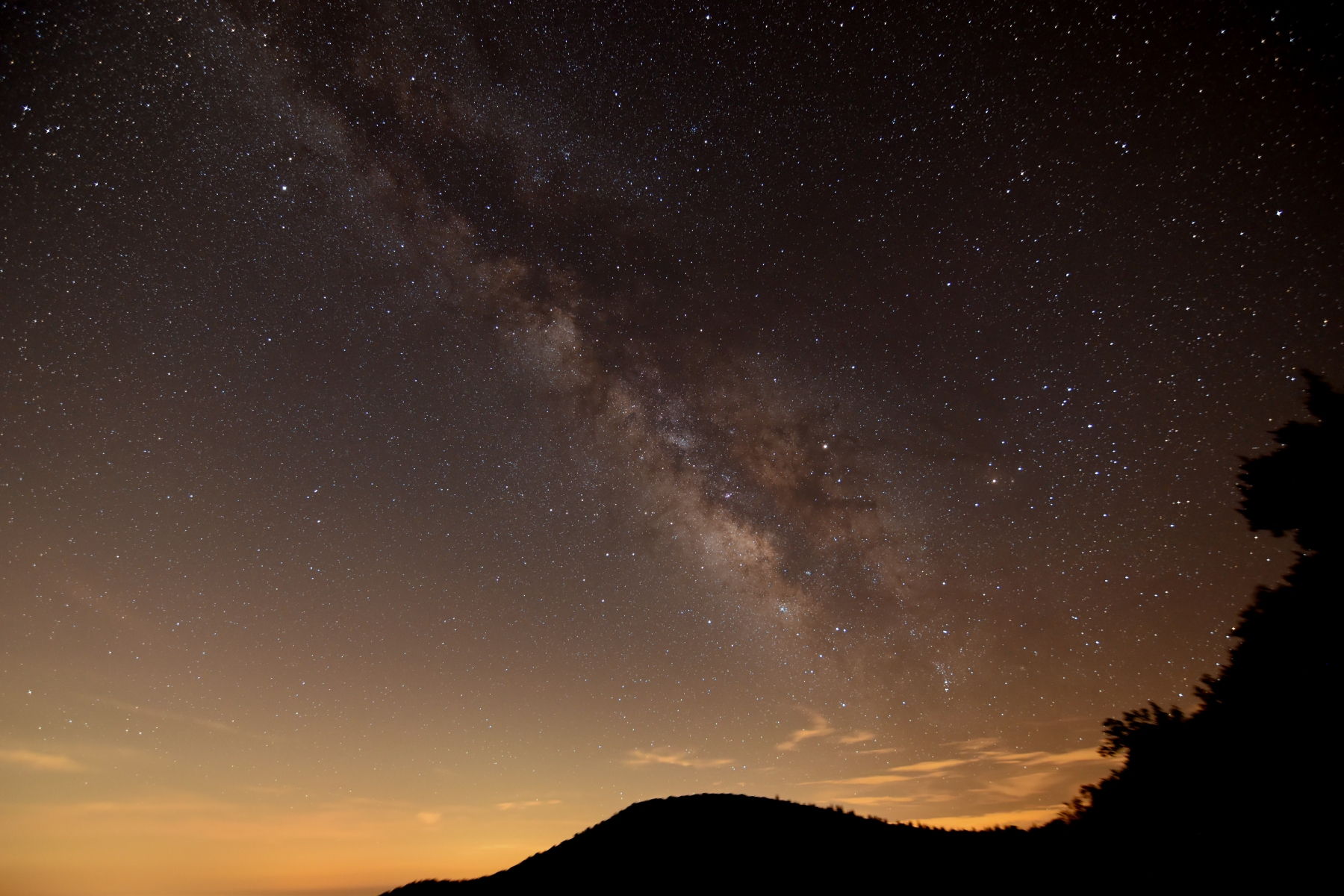 Milky Way over Blue Ridge Parkway