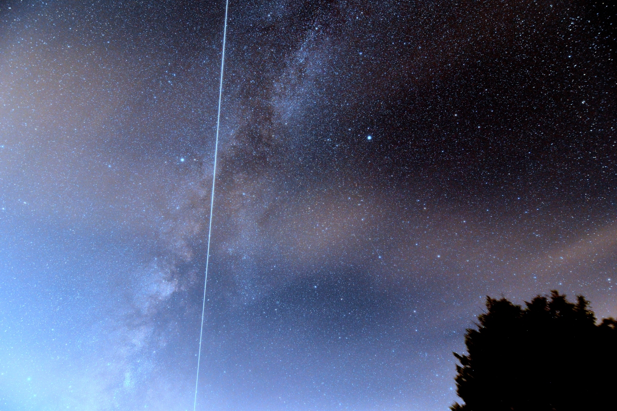 Jerry Sherman ISS Milky Way