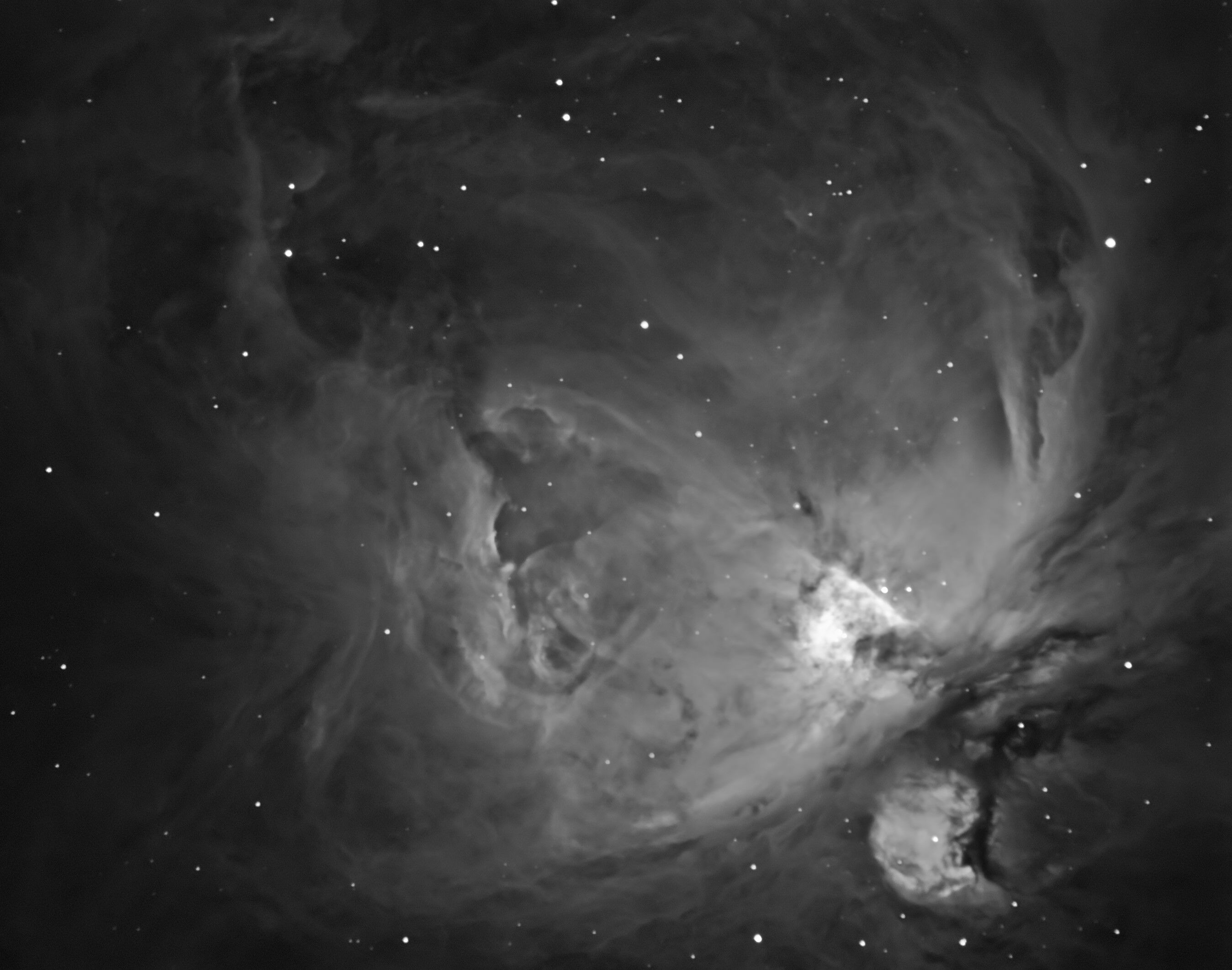 Dennis Wilde M42 Orion Nebula HA