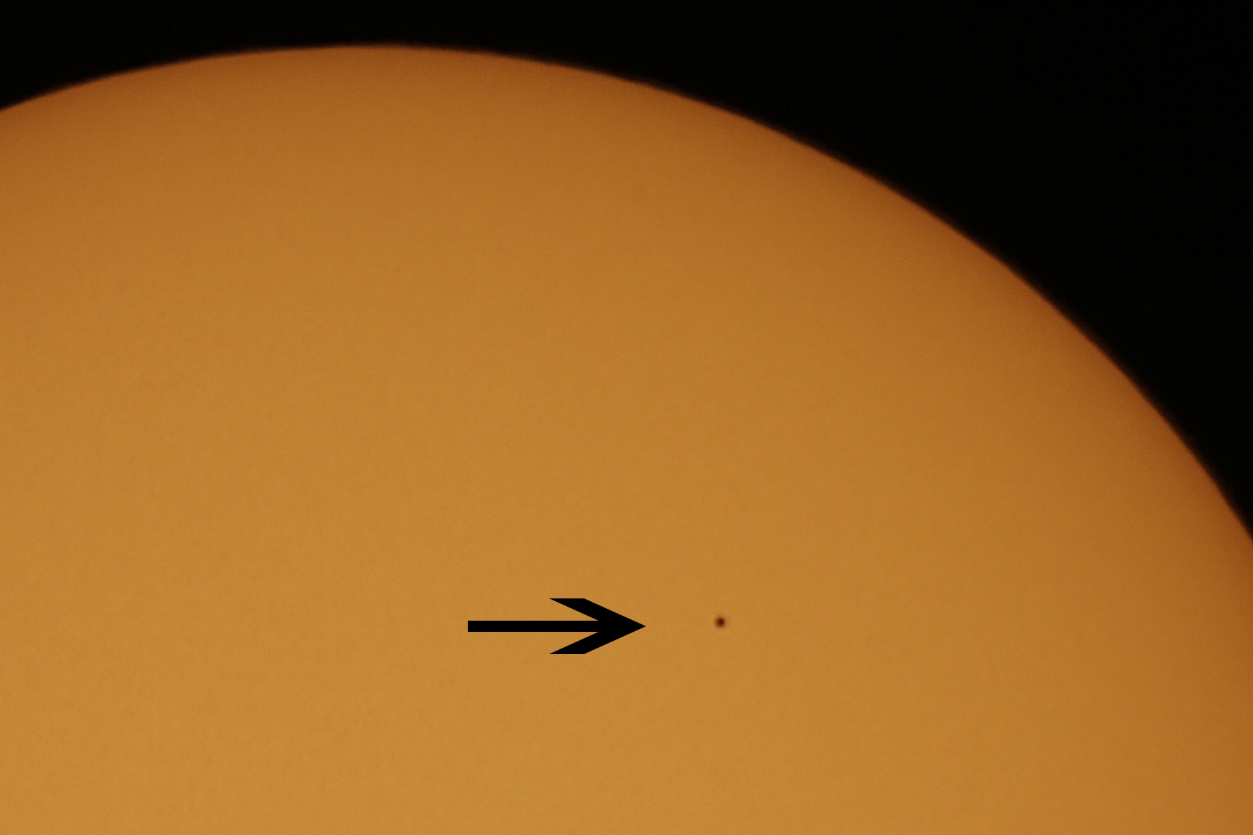 Mercury transit by Tim Barnwell