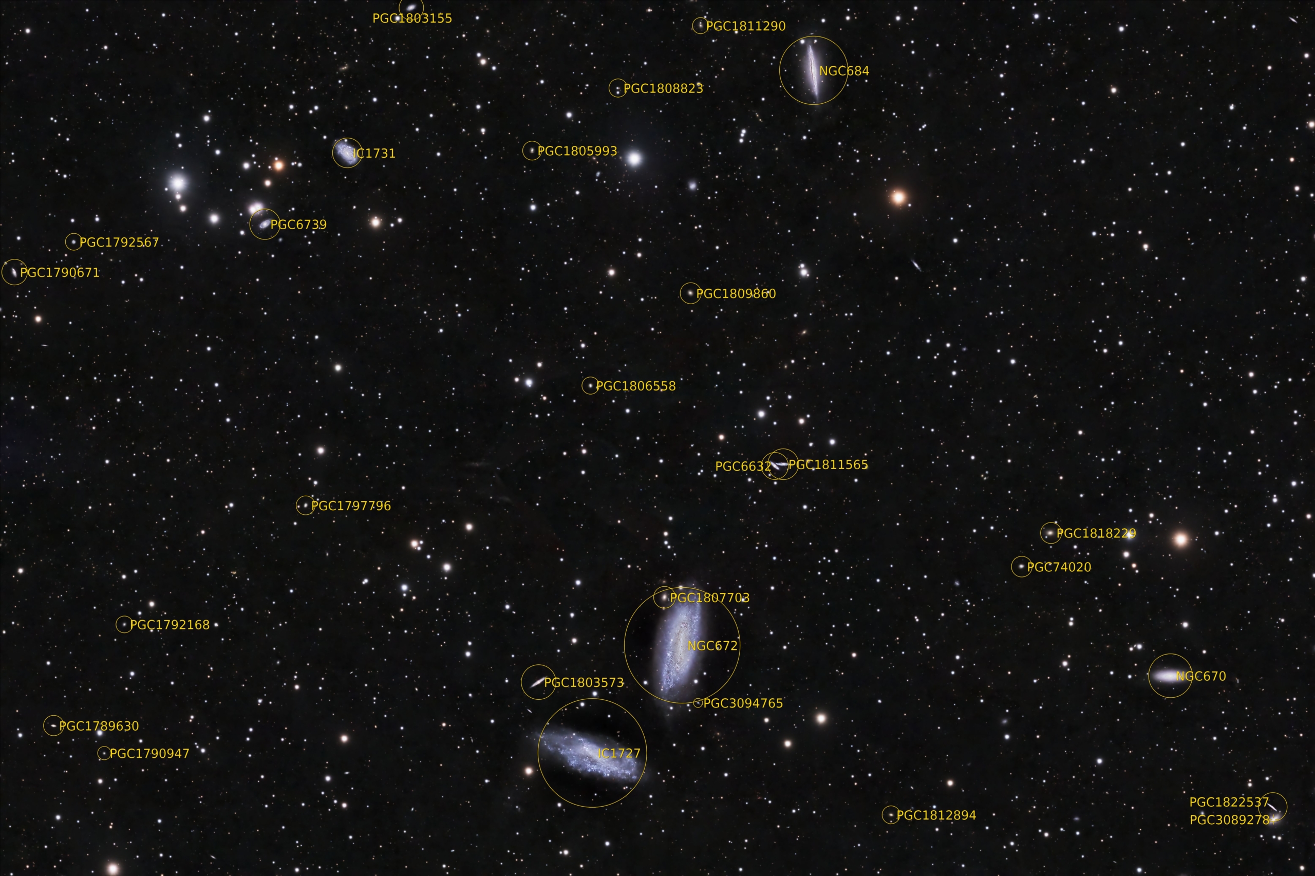 Tom Engwall NGC 672 and NGC 1727 annotated